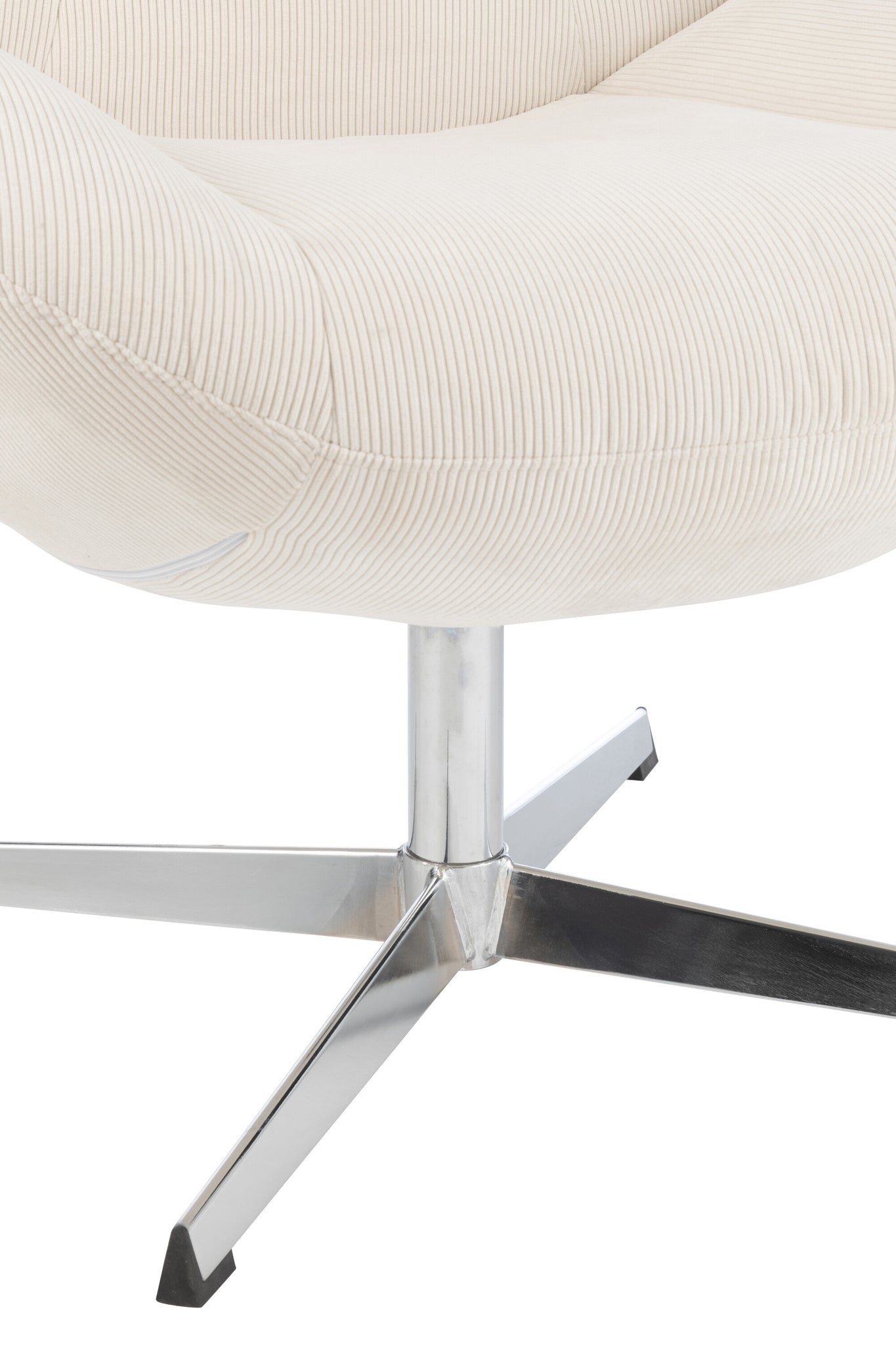 J-LINE LOUNGEFAUTEUIL CHILL METAAL/MULTIPLEX CRÈME/ZILVER - Tuincentrum Lopik