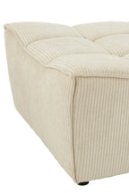 J-LINE OTTOMAN GRID, POPULIERENHOUT/SCHUIM, BEIGE - Tuincentrum Lopik