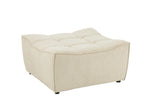 J-LINE OTTOMAN GRID, POPULIERENHOUT/SCHUIM, BEIGE - Tuincentrum Lopik