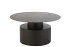 Salontafel Rond Metaal Zwart - Tuincentrum Lopik