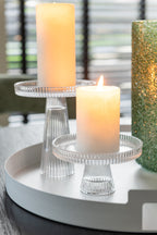 J-LINE SET VAN 3 DIENBLADEN ROND METAAL WIT – SET VAN DRIE STUKS - Tuincentrum Lopik