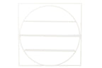 J-LINE WANDPLANK NEWS METAAL WIT 80X80X13 CM IJZER - Tuincentrum Lopik