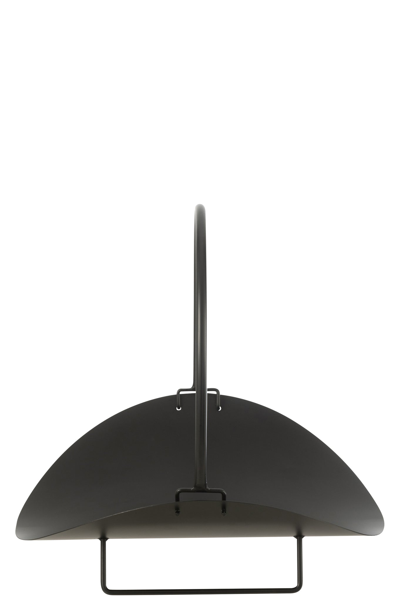 J-LINE HOUTMAND METAAL ZWART - 48 X 43 X H47 CM