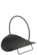 J-LINE KAMINHOLZKORB METALL SCHWARZ - 48 X 43 X H47 CM