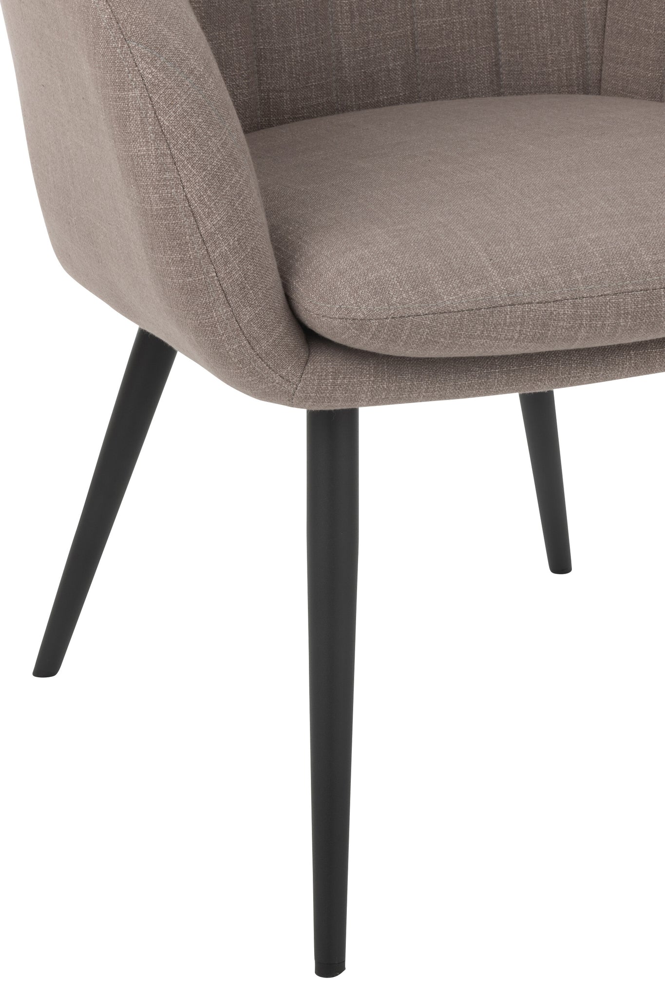 J-LINE STOEL MILES STAAL/SCHUIM TAUPE - Tuincentrum Lopik