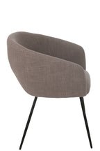 J-LINE STOEL WALES STAAL/SCHUIM TAUPE - Tuincentrum Lopik