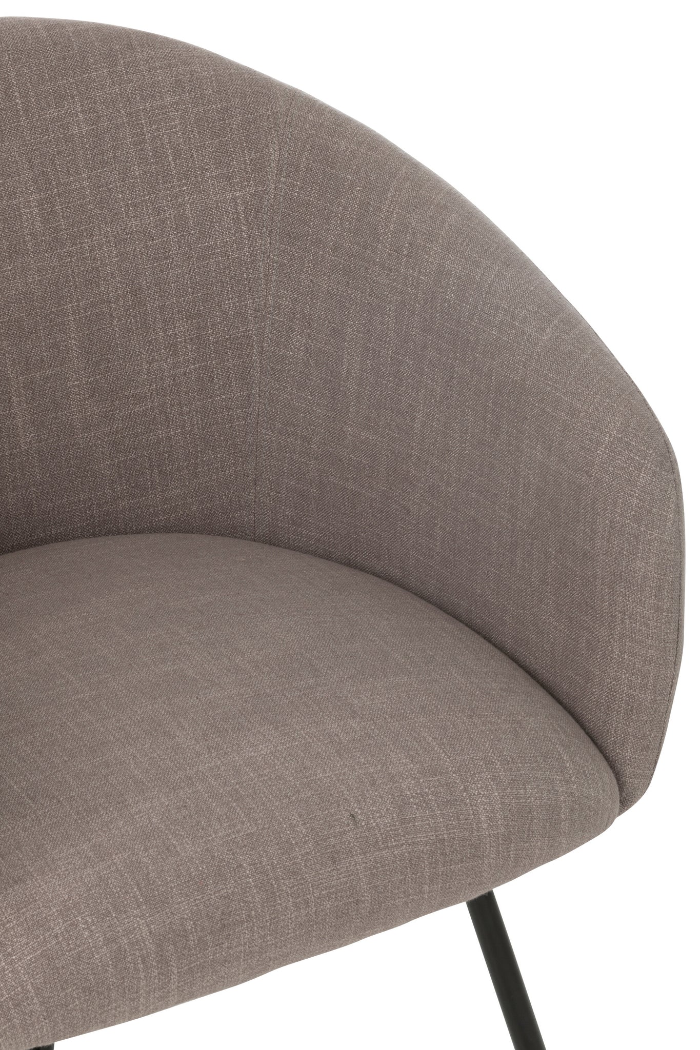 J-LINE STOEL WALES STAAL/SCHUIM TAUPE - Tuincentrum Lopik