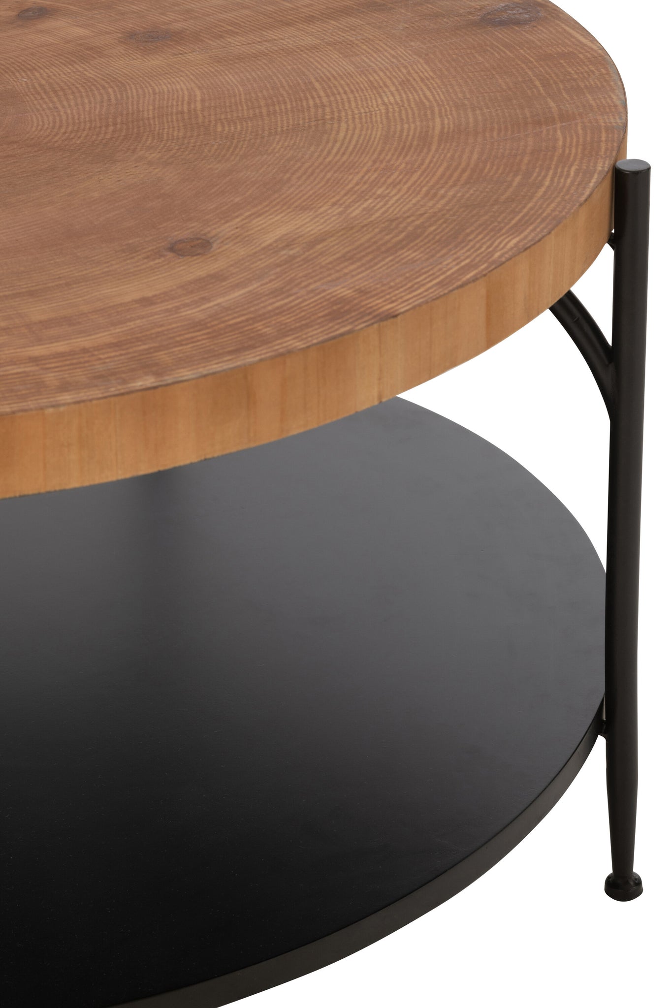 Salontafel Voni Mdf/IJzer Zwart/Natuurlijk - Tuincentrum Lopik