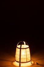 J-LINE LAMP RYA KATOEN/BAMBOE WIT KLEIN - Tuincentrum Lopik