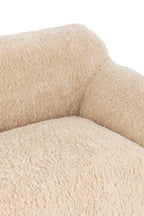 J-LINE BANK SHEARL POLYESTER CRÈME GROOT - Tuincentrum Lopik