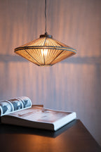 J-LINE HANGLAMP OVNI IJZER JUTE NATUREL KLEIN - Tuincentrum Lopik