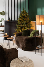 Lamp ijzer/mango naturel/zwart - Tuincentrum Lopik