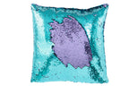 Kussen Omkeerbare Pailletten Blauw/Paars - Tuincentrum Lopik