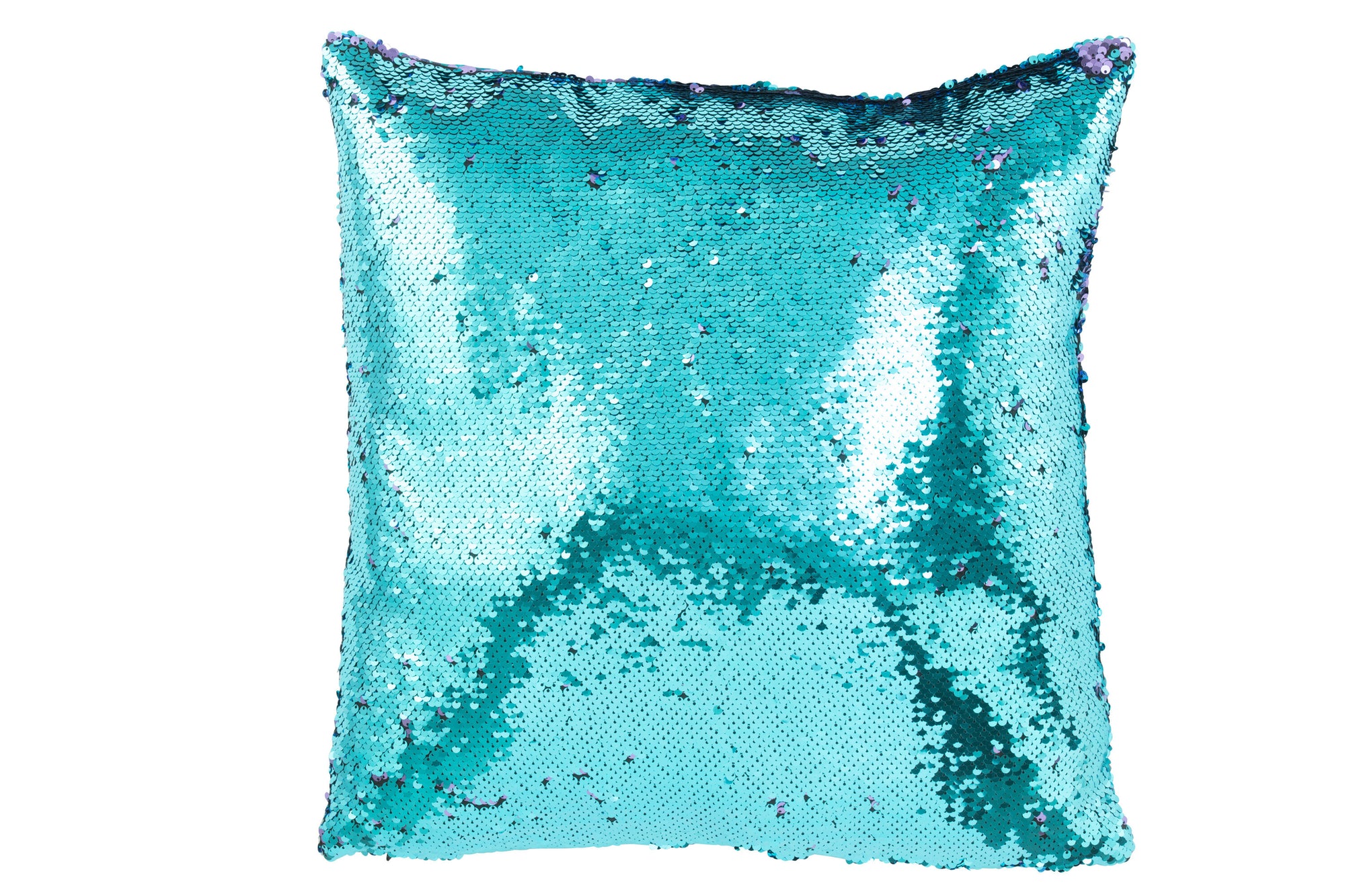 Kussen Omkeerbare Pailletten Blauw/Paars - Tuincentrum Lopik