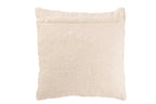 Kussen Teddy Lines Stiksel Katoen/Polyester Beige - Tuincentrum Lopik