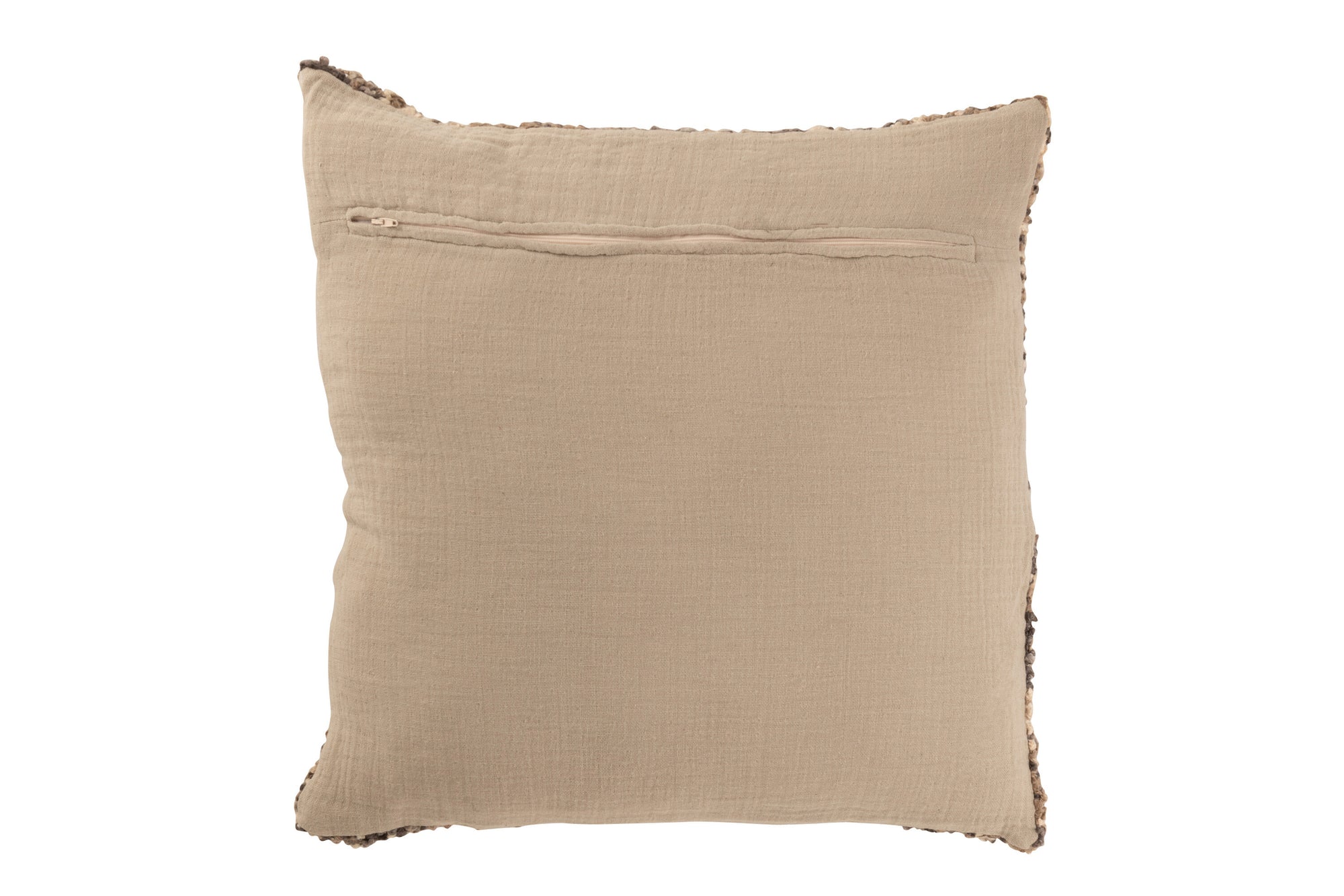 Kussen Tweed Acryl/Katoen Bruin/Beige - Tuincentrum Lopik