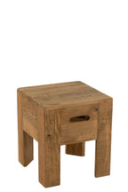 J-LINE KRUK WILL GERECYCLED DENNENHOUT BRUIN - Tuincentrum Lopik