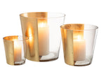 J-LINE HURRICANE BOE GLAS TRANSPARANT/GOUD LARGE - Tuincentrum Lopik