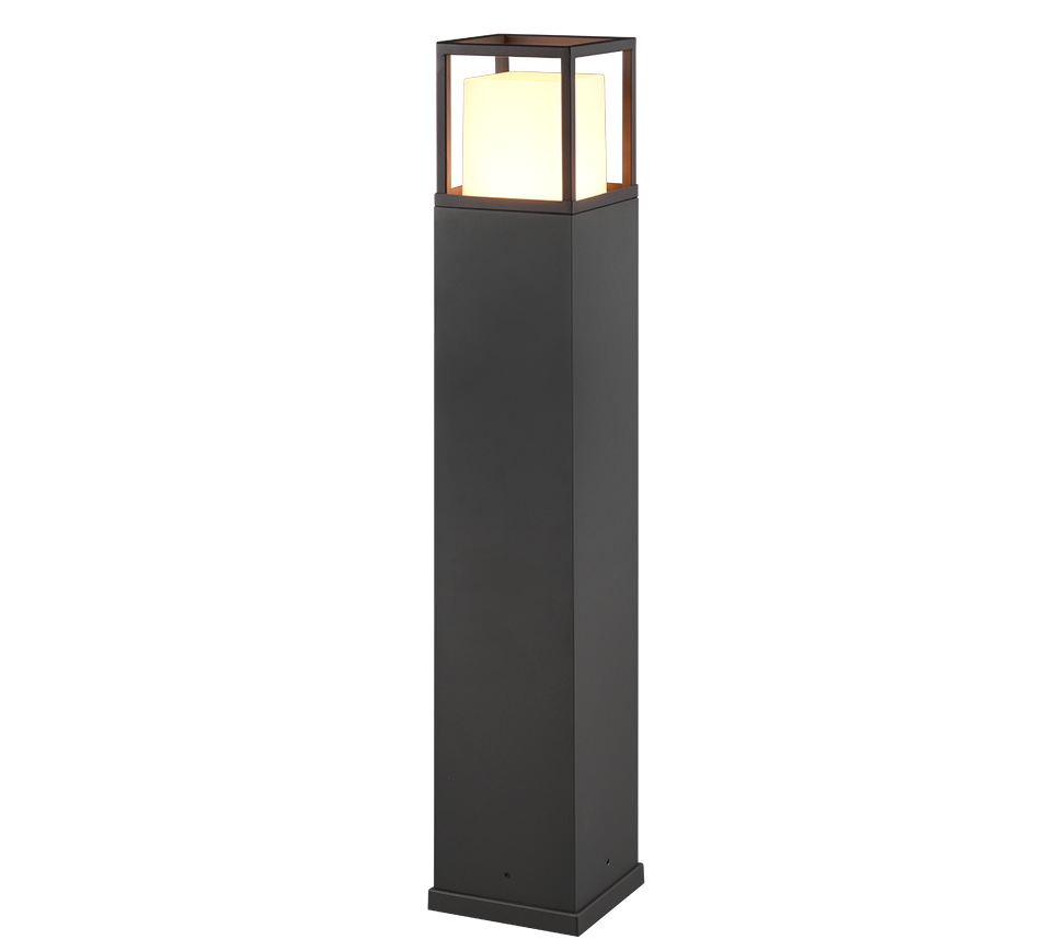 TRIO PADLAMP WITHAM LED METAAL ANTRACIET 80 CM