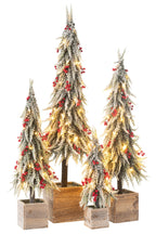 J-LINE WEIHNACHTSBAUM + LED KÜNSTLICHER SCHNEE GRÜN/ROT EXTRA GROSS