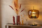 J-LINE TAFELLAMP LED GLAS BRUIN - Tuincentrum Lopik