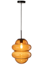 J-LINE HÄNGELAMPE HONEY SPOON GLAS BRAUN