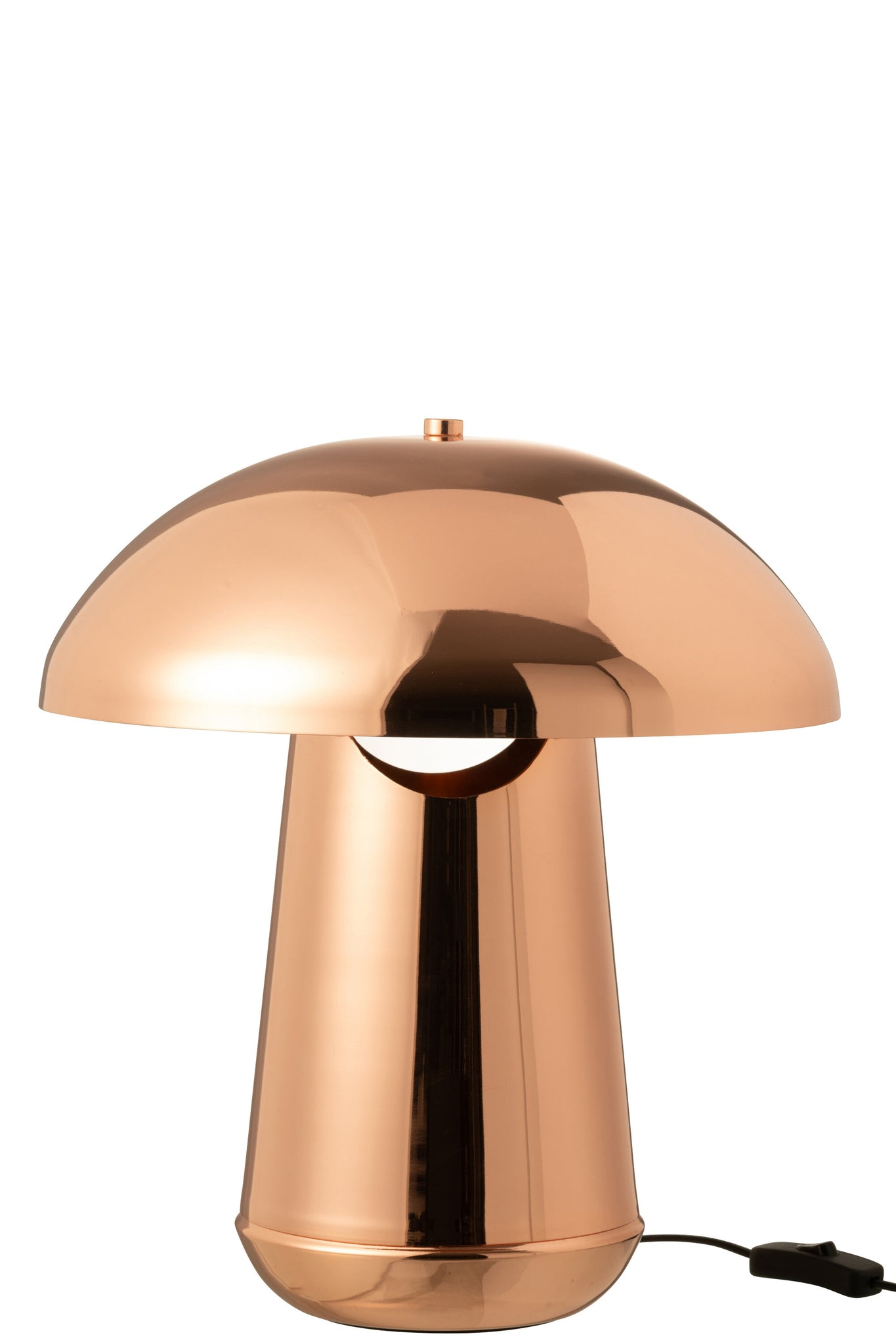 J-LINE TAFELLAMP MUSHROOM IJZER KOPER 35X35X43CM E27 - Tuincentrum Lopik