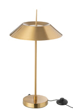 J-LINE TAFELLAMP LED IJZER GOUD 30,5X30,5X56CM 9W - Tuincentrum Lopik