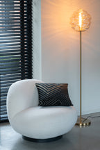 J-LINE VLOERLAMP HONEYCOMB HONINGRAATGLAS COGNAC - Tuincentrum Lopik