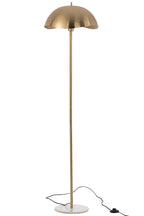 J-LINE VLOERLAMP METAAL/MARMER GOUD - Tuincentrum Lopik