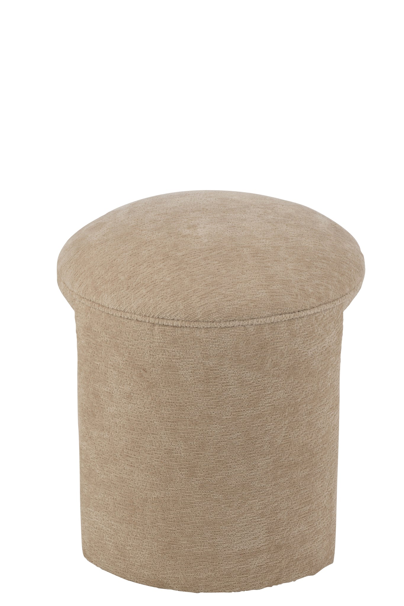 J-LINE RONDE KRUK TEXTIEL BEIGE - Tuincentrum Lopik