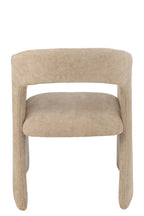 J-LINE ANISE STOEL TEXTIEL BEIGE - Tuincentrum Lopik