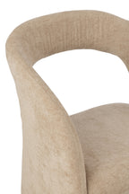 J-LINE ANISE STOEL TEXTIEL BEIGE - Tuincentrum Lopik