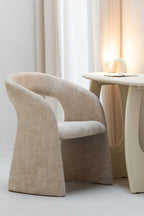 J-LINE ANISE STOEL TEXTIEL BEIGE - Tuincentrum Lopik
