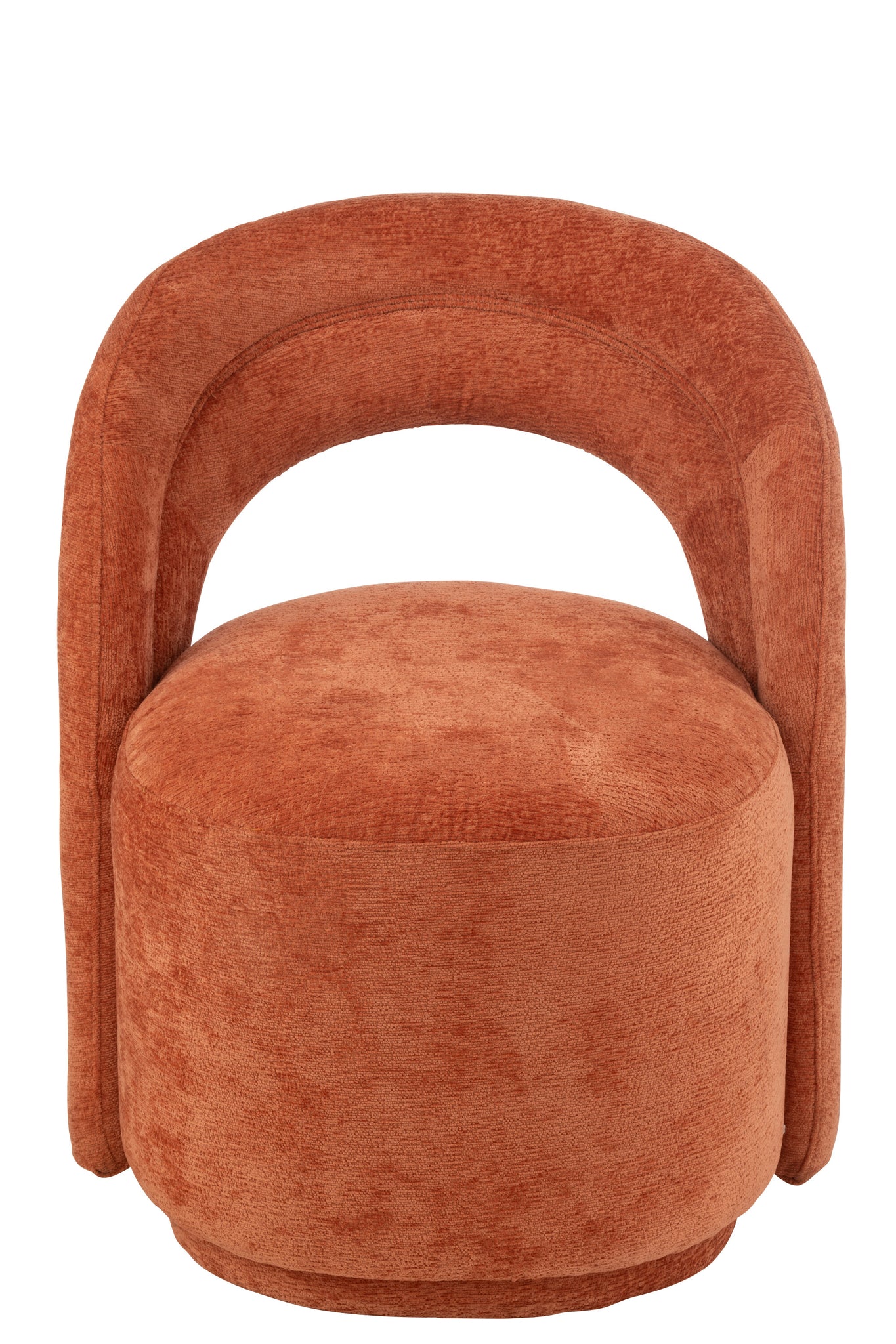 J-LINE ACCENT CHAIR TEXTILE ORANGE RUST - Tuincentrum Lopik