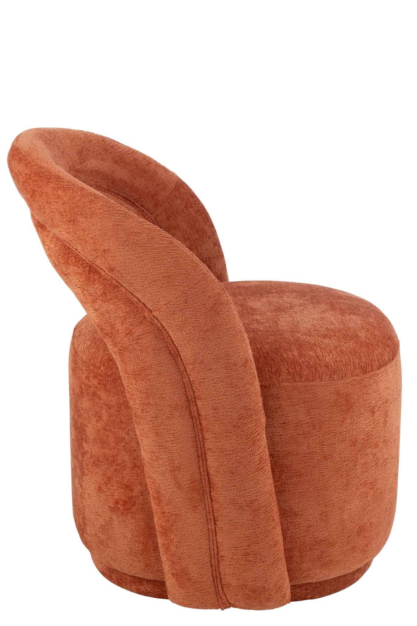 J-LINE ACCENT CHAIR TEXTILE ORANGE RUST - Tuincentrum Lopik