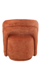 J-LINE ACCENT CHAIR TEXTILE ORANGE RUST - Tuincentrum Lopik