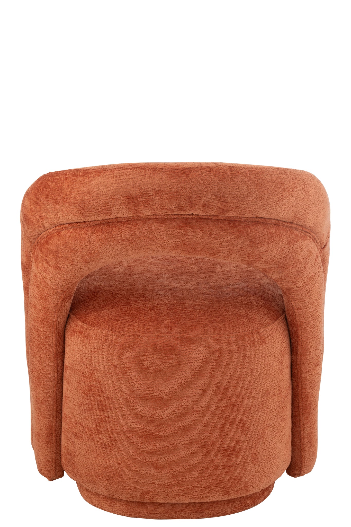 J-LINE ACCENT CHAIR TEXTILE ORANGE RUST - Tuincentrum Lopik