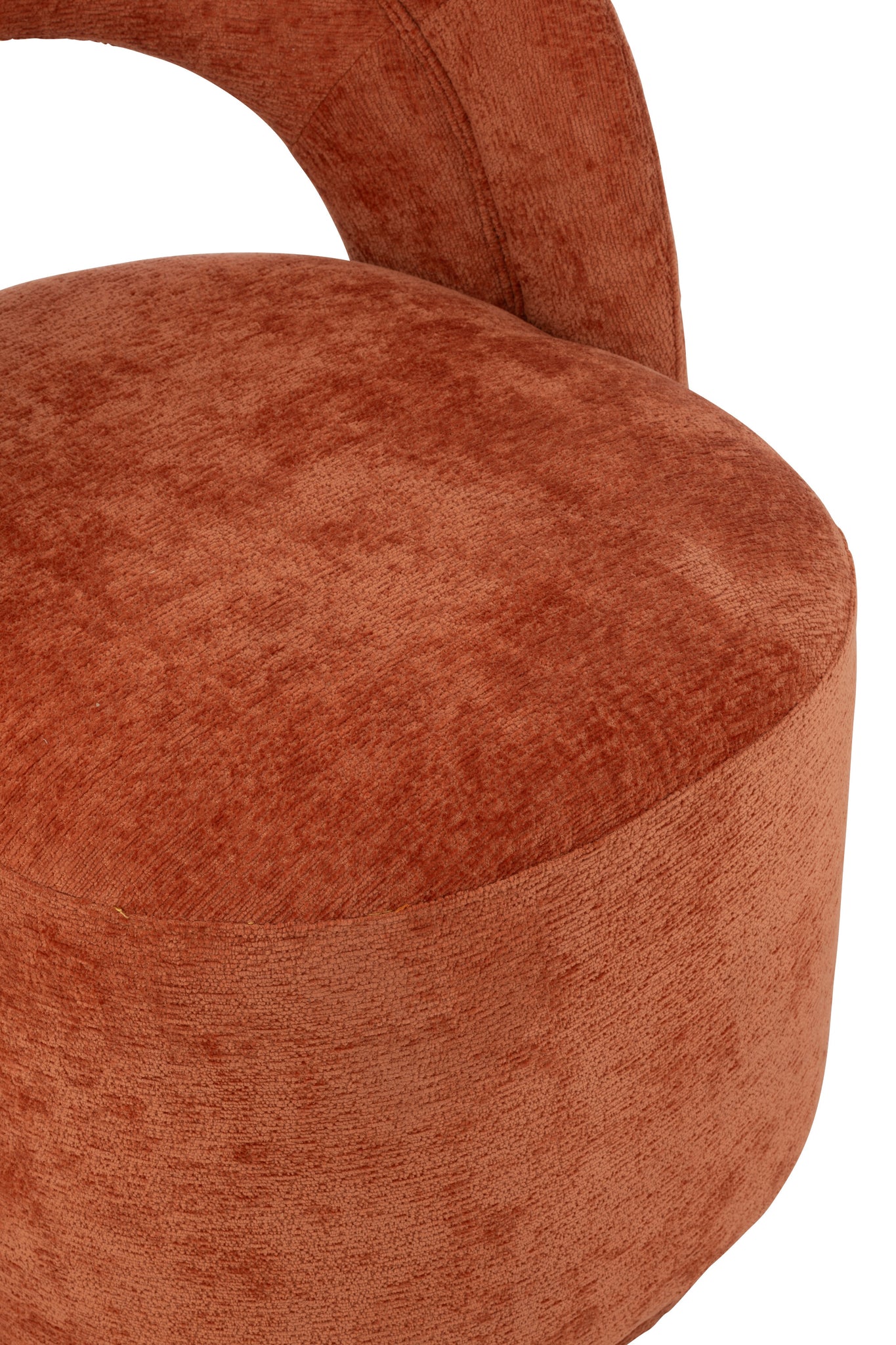J-LINE ACCENT CHAIR TEXTILE ORANGE RUST - Tuincentrum Lopik