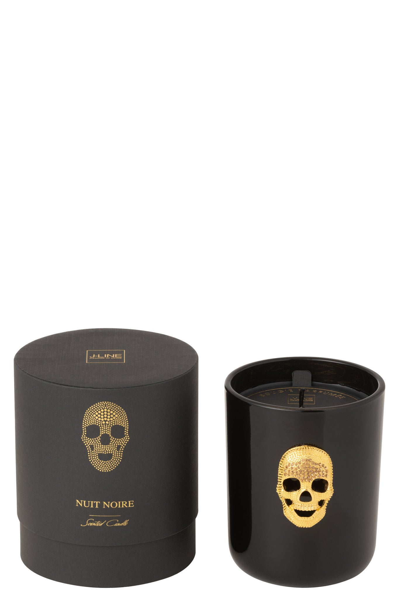 J-LINE SCENTED CANDLE SKULL NUIT NOIRE LARGE 65 HOURS - Tuincentrum Lopik