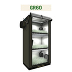 SECRET JARDIN GR60 THE ORIGINAL 60 COMPLETE KWEEKTENT SET MET 60 WATT VERLICHTING, CIRCULATIE EN AFZUIGING 60 X 40 X 116 CM - Tuincentrum Lopik