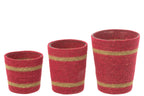 J-LINE GEURKAARS IN MAND – FUCHSIA/RATTAN/GLAS GROOT – 75 UUR - Tuincentrum Lopik