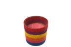 J-Line Geurkaars Basket Wax Rainbow Klein - 45H - Tuincentrum Lopik