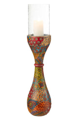 Candle Holder Delhi Mango Wood Mix - Tuincentrum Lopik
