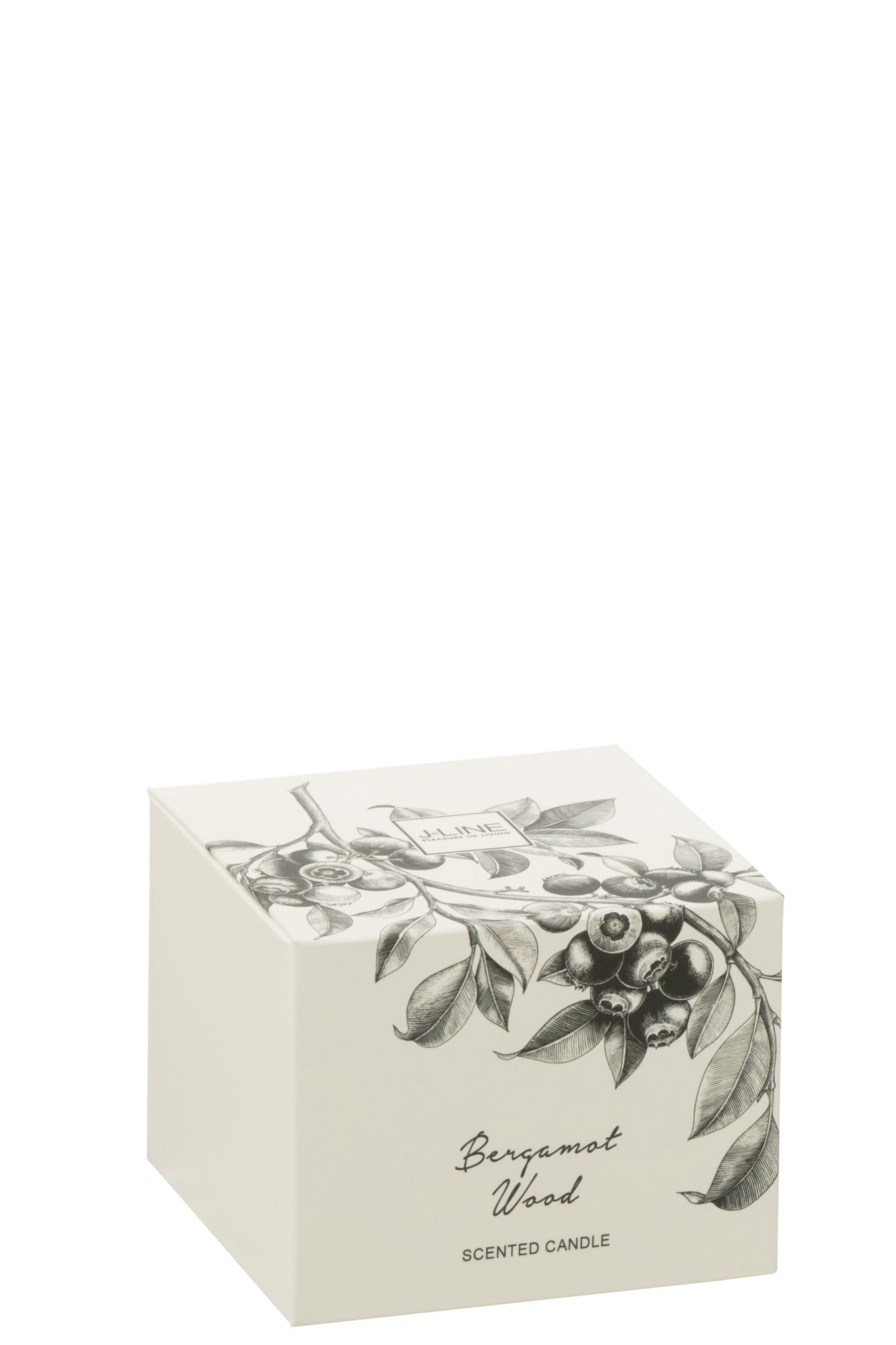 J-Line Geurkaars Bergamot Wood Sojawas Klein - 50H - Tuincentrum Lopik