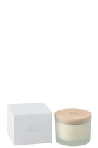 J-LINE SCENTED CANDLE ACCORDS ESSENTIELS FLEUR BLANCHE - 28 HOURS - Tuincentrum Lopik