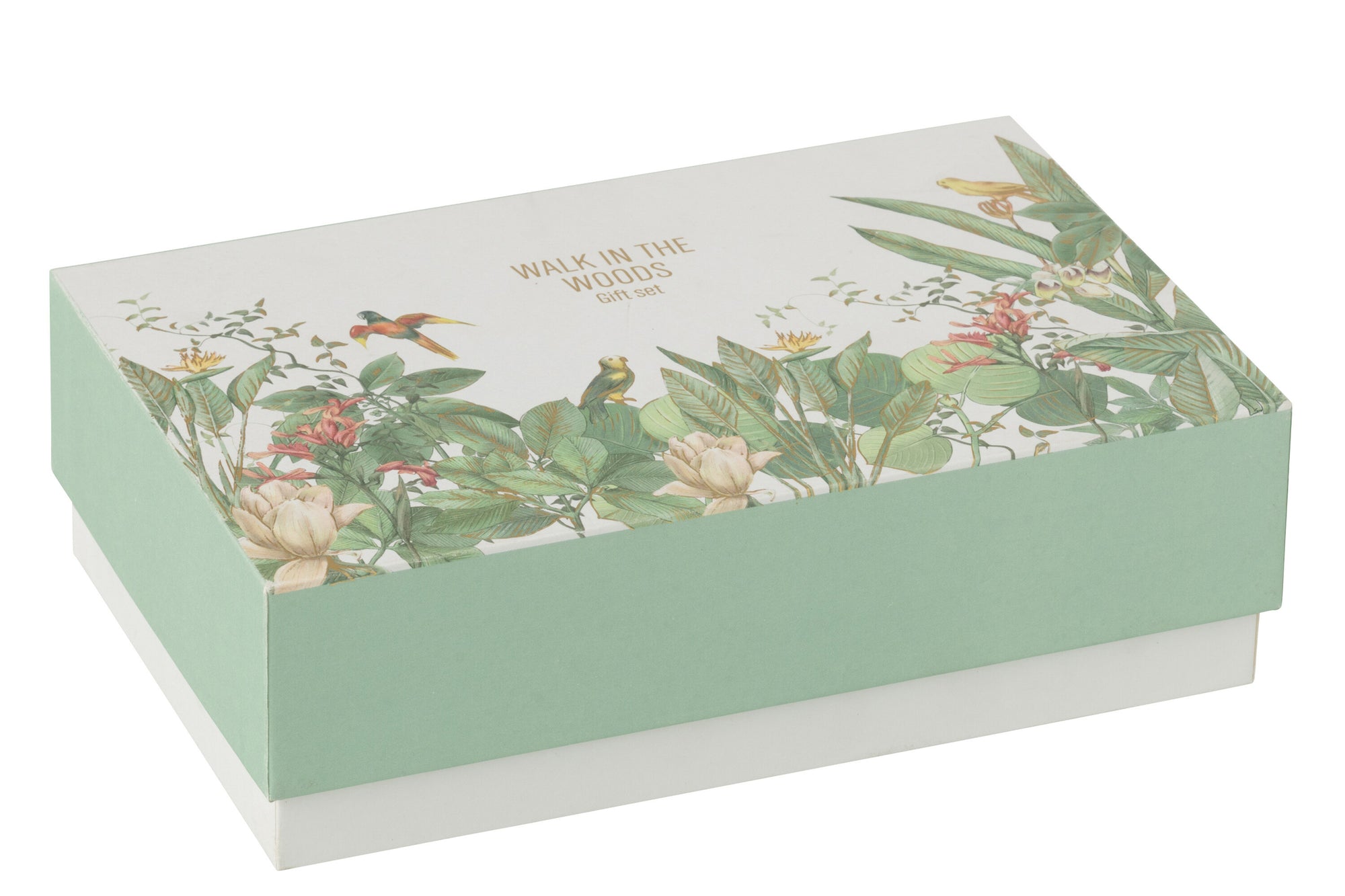 J-LINE GIFT SET CANDLE + DIFFUSER WALK IN THE WOODS GREEN - Tuincentrum Lopik