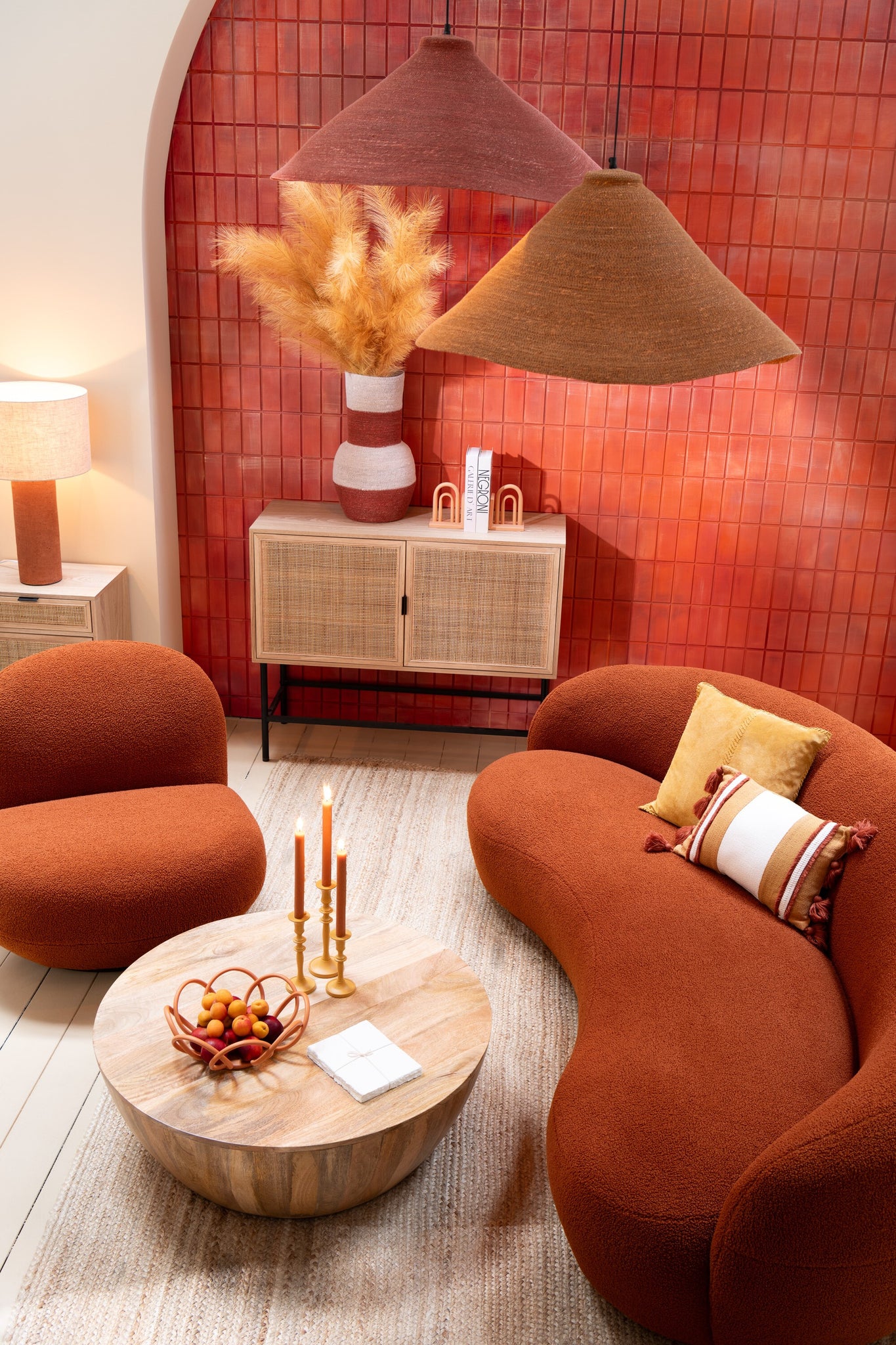 J-LINE DRESSOIR SQUARE MDF/METAAL NATUREL/ZWART SMALL - Tuincentrum Lopik
