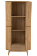 J-LINE WANDREK ROUNDED MDF/GRENENHOUT NATUUR - Tuincentrum Lopik