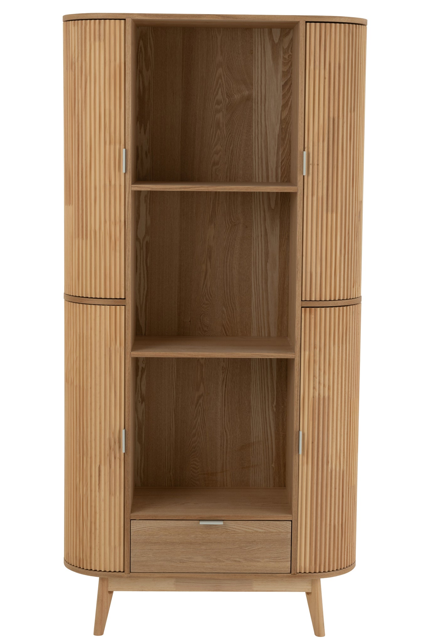 J-LINE WANDREK ROUNDED MDF/GRENENHOUT NATUUR - Tuincentrum Lopik